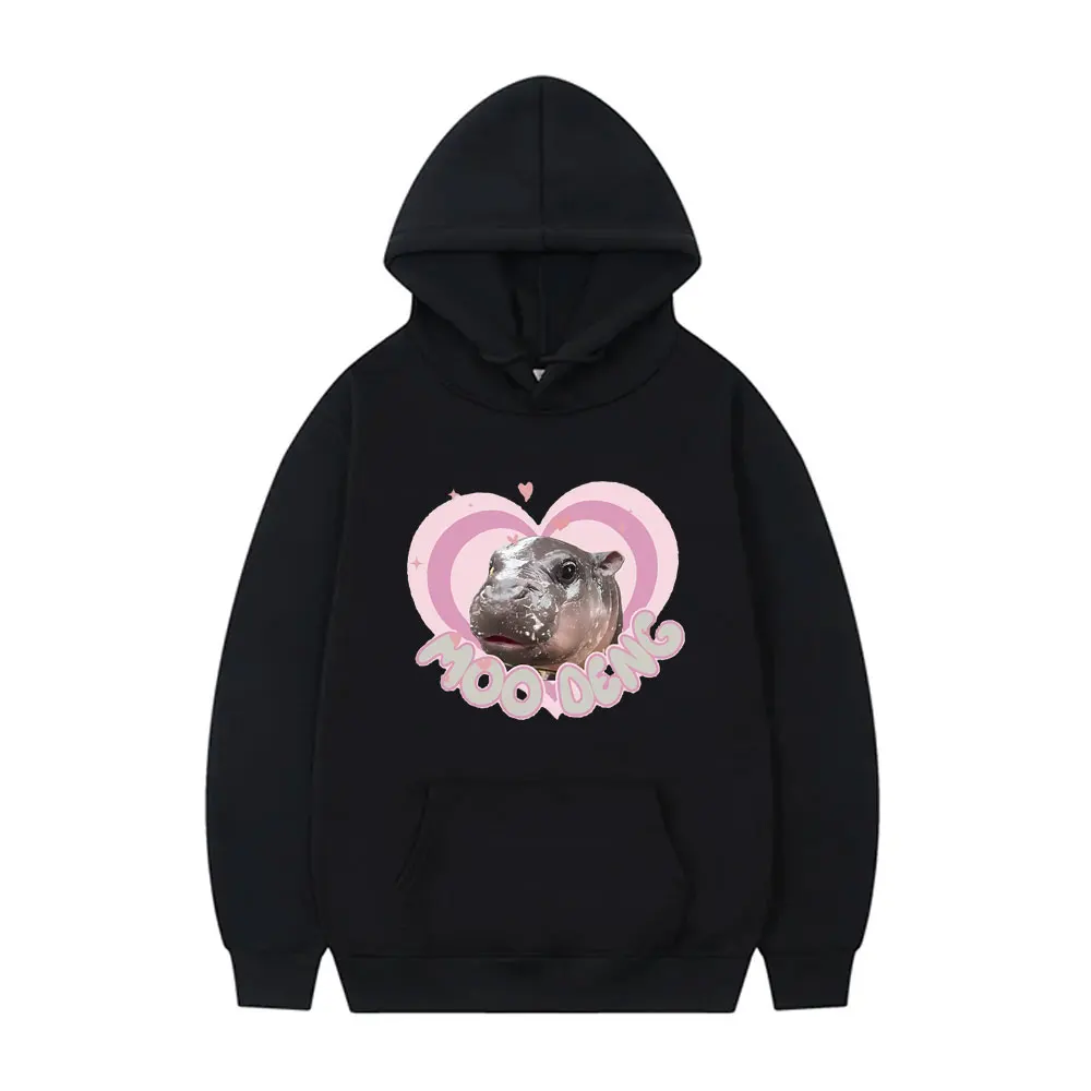 I Love Moo Deng Hoodie Men Women Casual Oversized Pullover Hoodies Baby Hippo Funny Meme Tracksuit Male Fleece Cotton Sweatshirt
I Love Moo Deng Hoodie Men Women Casual Oversized Pullover Hoodies Baby Hippo Funny Meme Tracksuit Male Fleece Cotton Sweatshirt