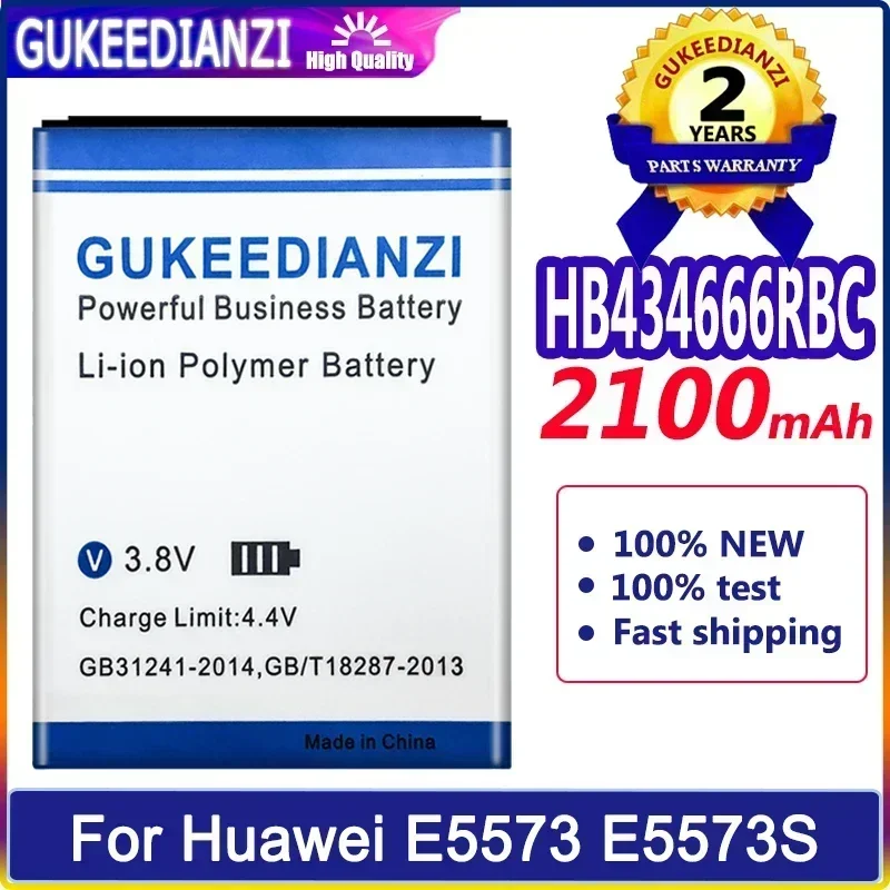 Mobile Phone Batteries HB434666RBC 2100mAh For Huawei E5573 E5573S E5573S-32 E5573S-320 E5573S-606 E5573S-806 Portable Battery
Mobile Phone Batteries HB434666RBC 2100mAh For Huawei E5573 E5573S E5573S-32 E5573S-320 E5573S-606 E5573S-806 Portable Battery