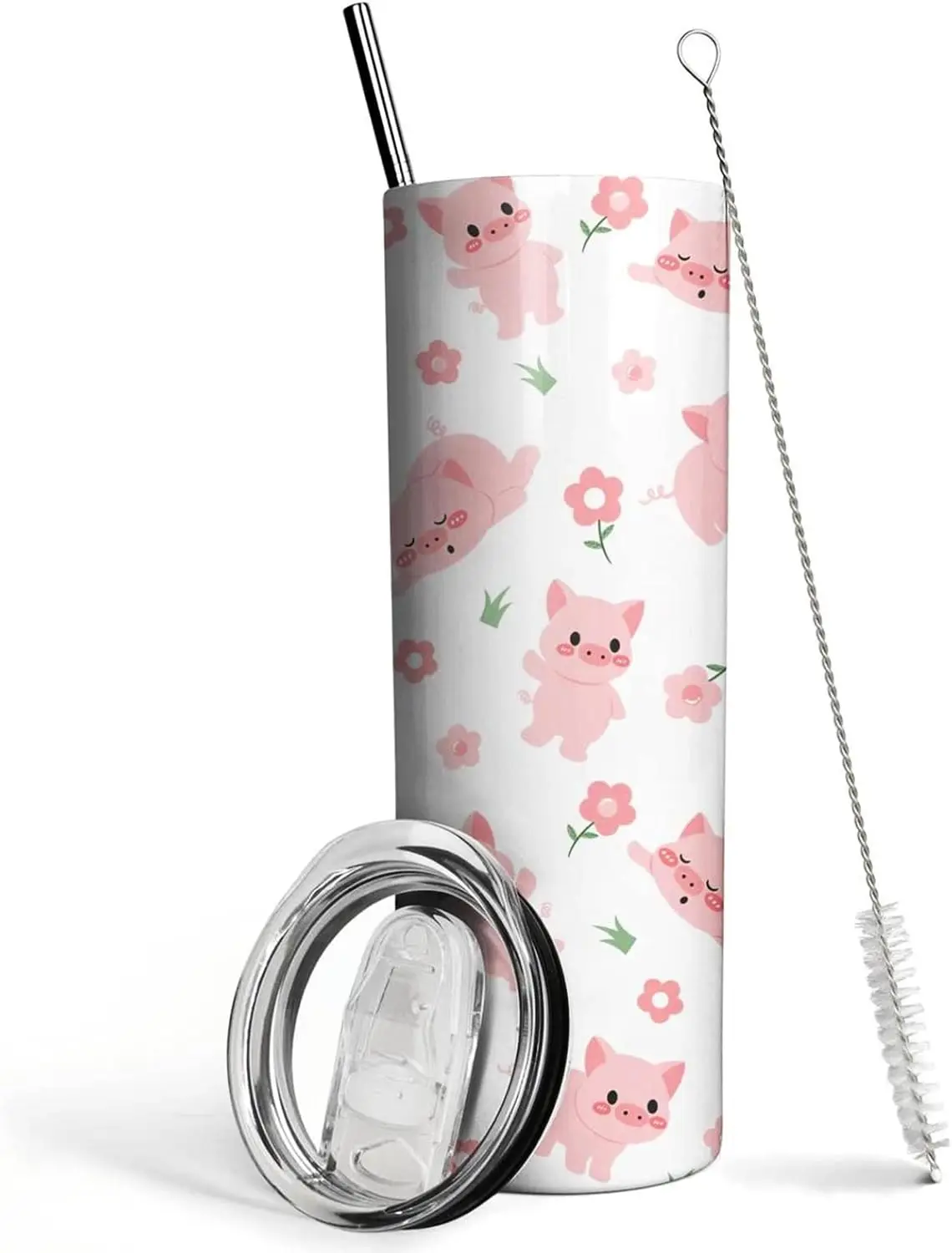 Pig Tumbler with Lid and Straw, Cute Pig Gifts for Pig Lovers, Pink Kawaii Pig Cup Coffee Mug Water Bottle, Metal Thermal Insula
Pig Tumbler with Lid and Straw, Cute Pig Gifts for Pig Lovers, Pink Kawaii Pig Cup Coffee Mug Water Bottle, Metal Thermal Insula