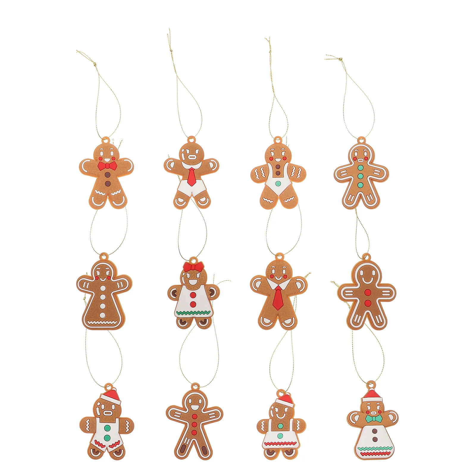 12Pcs Festive Gingerbread Man Decoration Lightweight Christmas Tree Pendant Beautiful Holiday Home Pendant
12Pcs Festive Gingerbread Man Decoration Lightweight Christmas Tree Pendant Beautiful Holiday Home Pendant