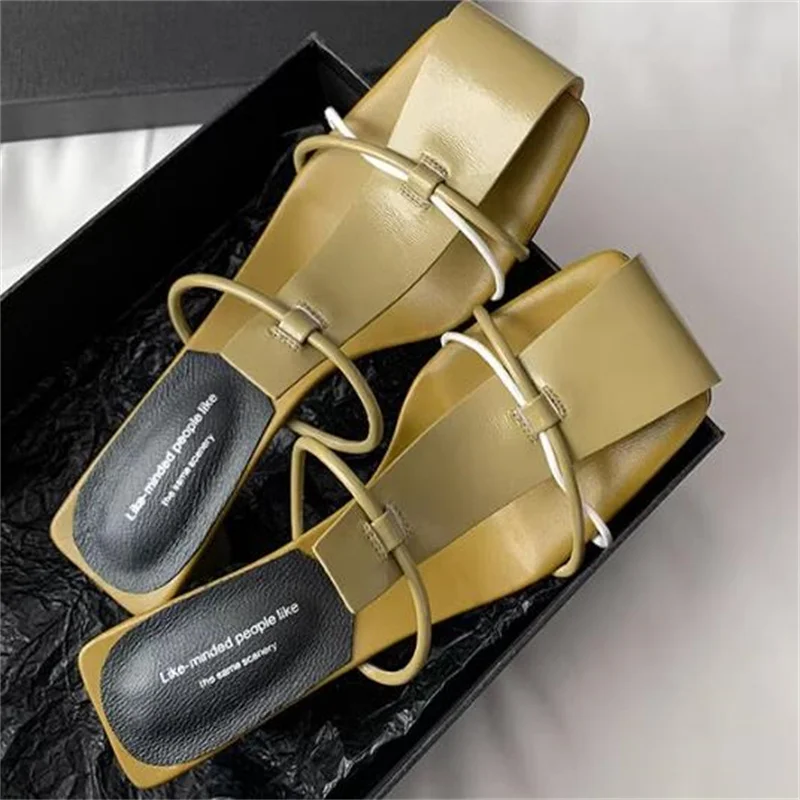 Sewing Lines Shoes for Womens Square Toes High Heels PU Leather Tacones Front Strap Chassure Femme Mixed Colors Zapatos Mujer
Sewing Lines Shoes for Womens Square Toes High Heels PU Leather Tacones Front Strap Chassure Femme Mixed Colors Zapatos Mujer
