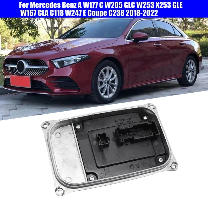 1Pair A2479004104 A2479004204 LED Headlight Driver Ballast Control Unit For Mercedes-Benz W167 W177 W205 W253 C118 C238
1Pair A2479004104 A2479004204 LED Headlight Driver Ballast Control Unit For Mercedes-Benz W167 W177 W205 W253 C118 C238