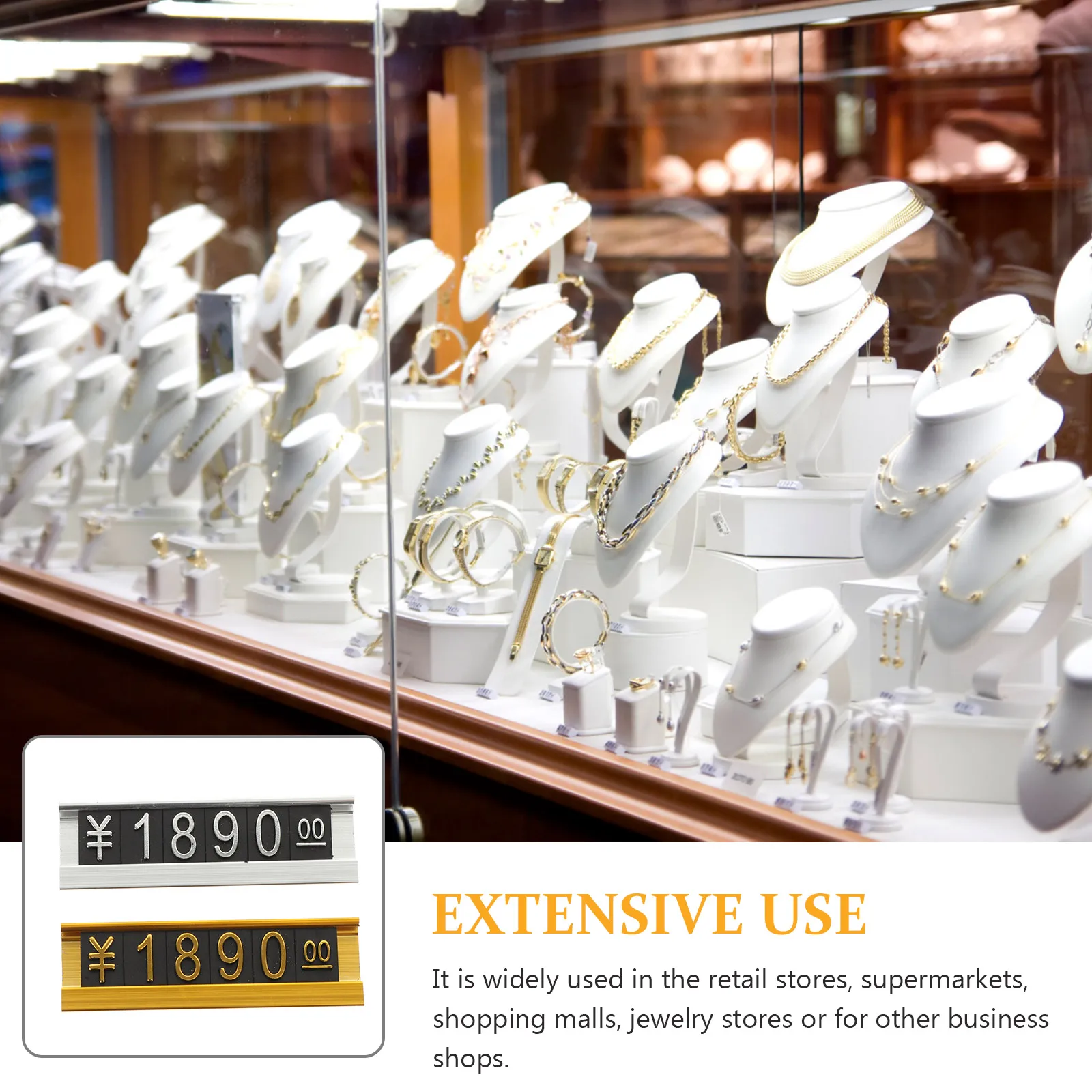 10 Pcs Price Tag Signs Aluminum Alloy ABS Display Commodity Label Number Tags Adjustable High End Shopping
10 Pcs Price Tag Signs Aluminum Alloy ABS Display Commodity Label Number Tags Adjustable High End Shopping