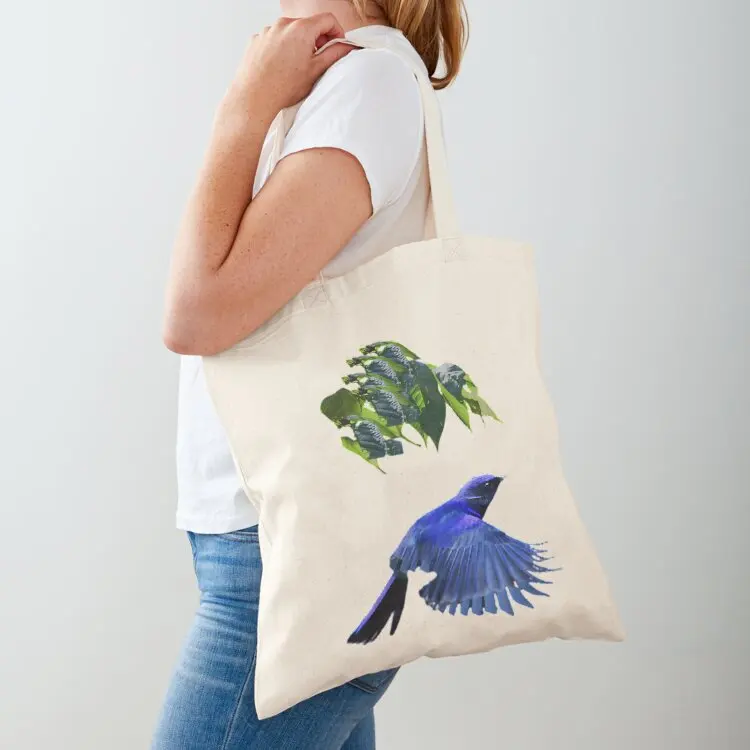 Great fairy flycatcher (scientific name: Niltava grandis): weight 34-38 grams, body length 20-2 cm. It is a larger Tote Bag
Great fairy flycatcher (scientific name: Niltava grandis): weight 34-38 grams, body length 20-2 cm. It is a larger Tote Bag