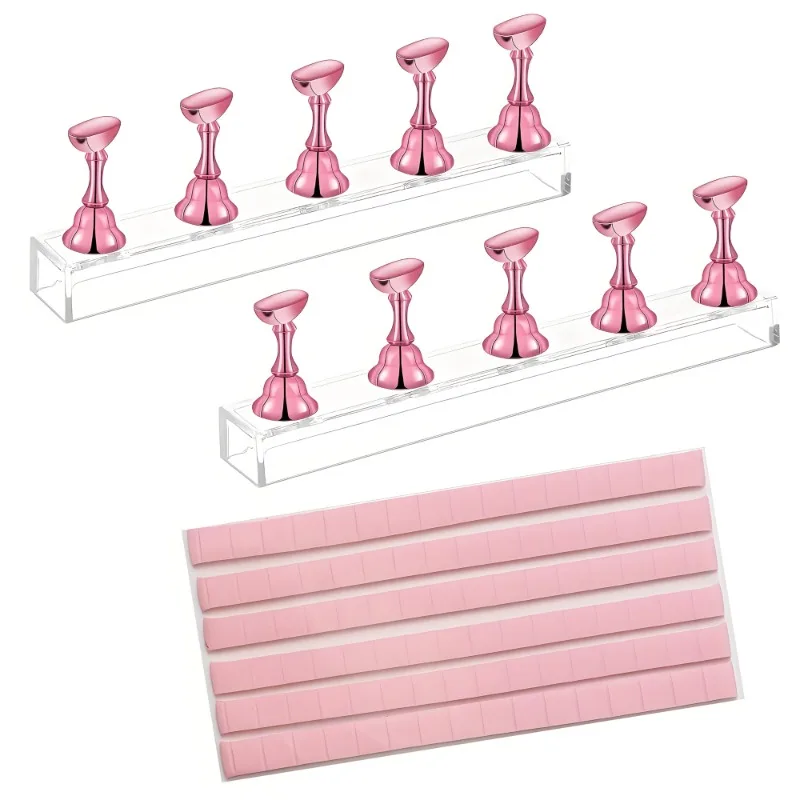 2Set Magnet Nail Holder Set False Nail Tip Practice Stand Crystal Base Holder Acrylic Showing Shelves Nail Art Display
2Set Magnet Nail Holder Set False Nail Tip Practice Stand Crystal Base Holder Acrylic Showing Shelves Nail Art Display