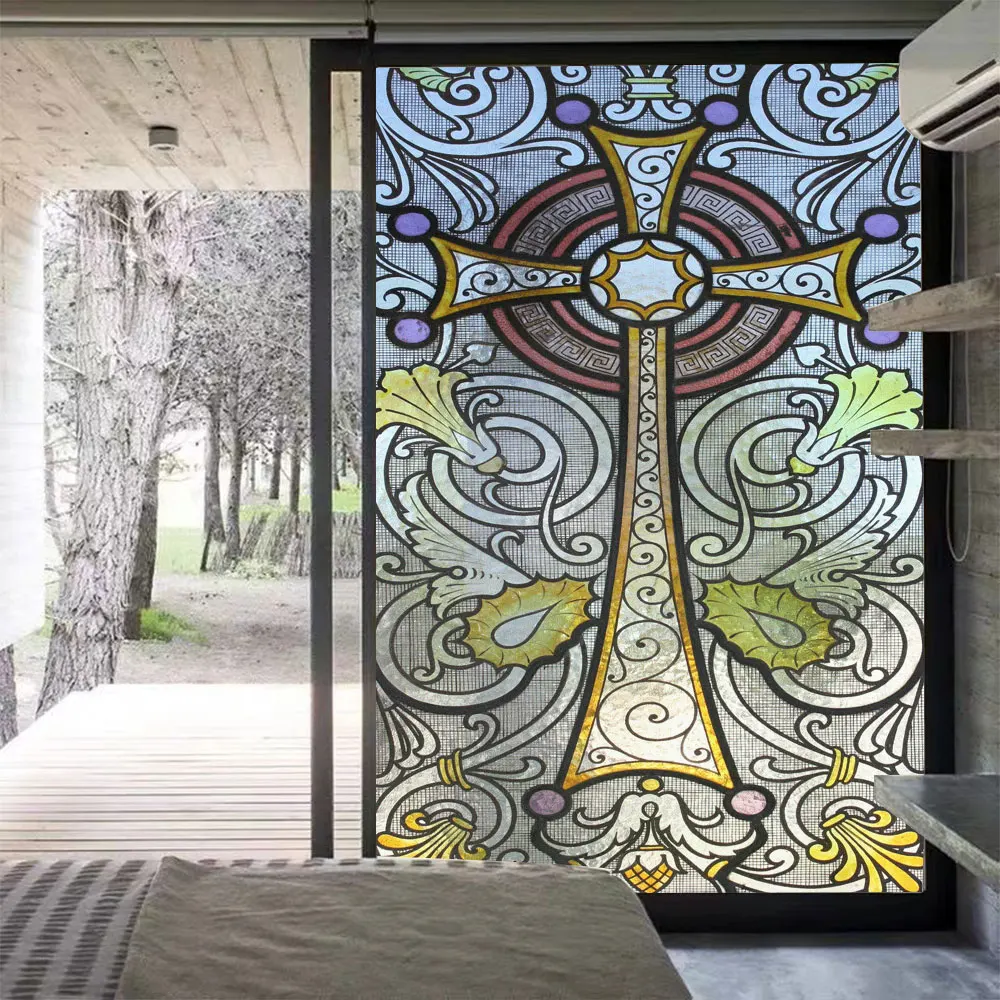 Privacy Glass Window Film Artistic Pattern Frosted UV Protection Glass Window Stickers Glue-Free Static Adhesive Glass Door Film
Privacy Glass Window Film Artistic Pattern Frosted UV Protection Glass Window Stickers Glue-Free Static Adhesive Glass Door Film