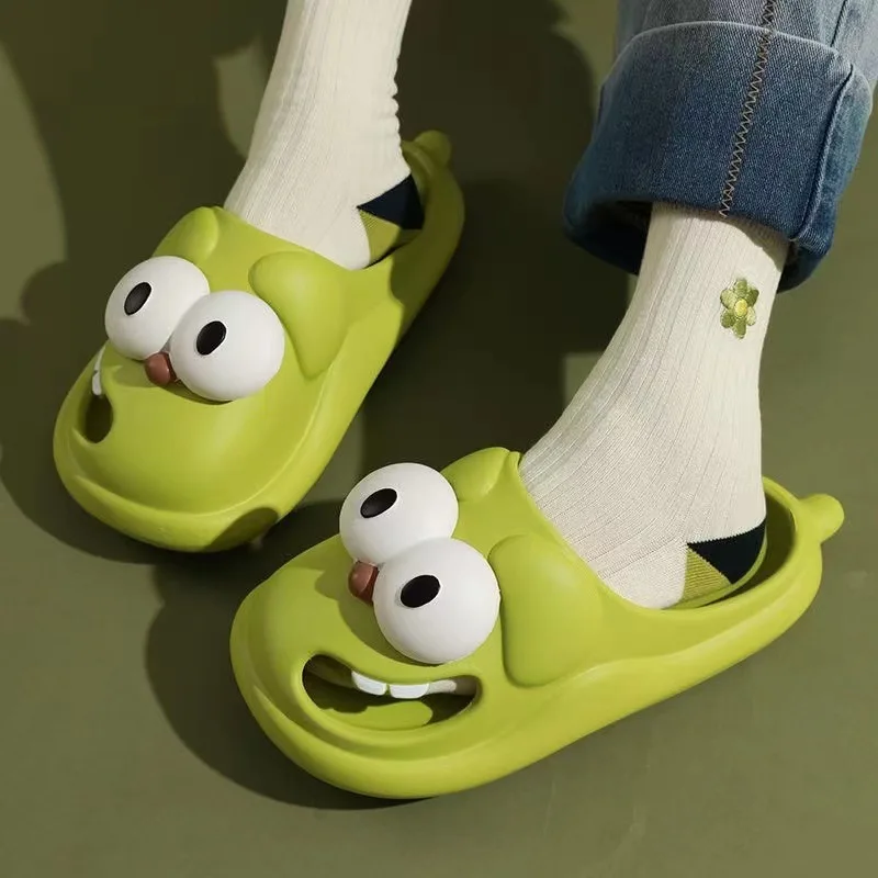 Women's summer cute cartoon home indoor bathroom stepping on shit slippers women wear cool slippers
Women's summer cute cartoon home indoor bathroom stepping on shit slippers women wear cool slippers