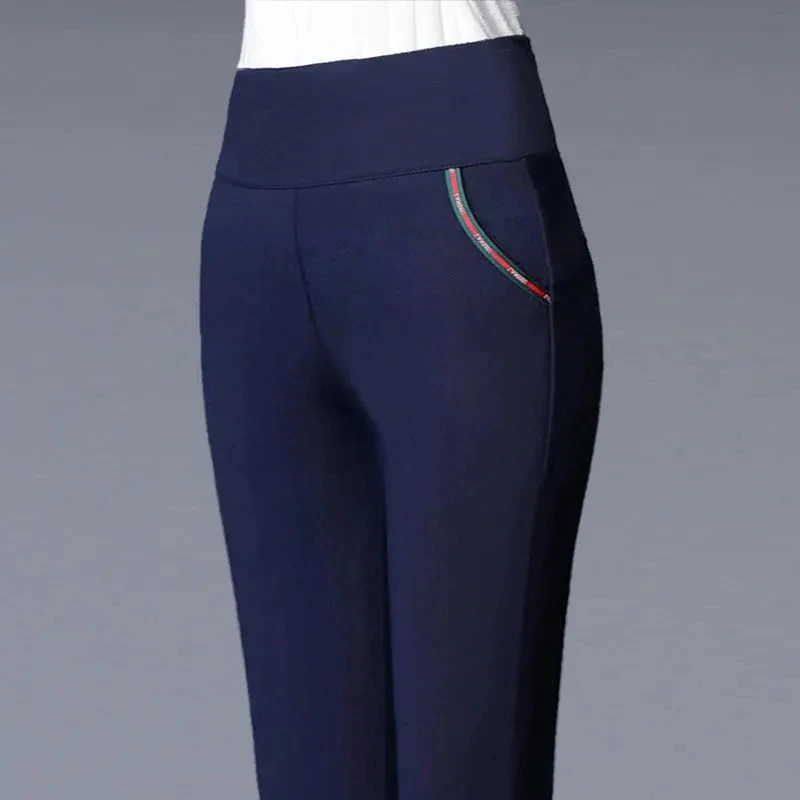 Profession Office Lady All-match Fashion Pencil Pants Spring Autumn Elastic High Waist Slim Solid Women Straight Casual Trousers
Profession Office Lady All-match Fashion Pencil Pants Spring Autumn Elastic High Waist Slim Solid Women Straight Casual Trousers