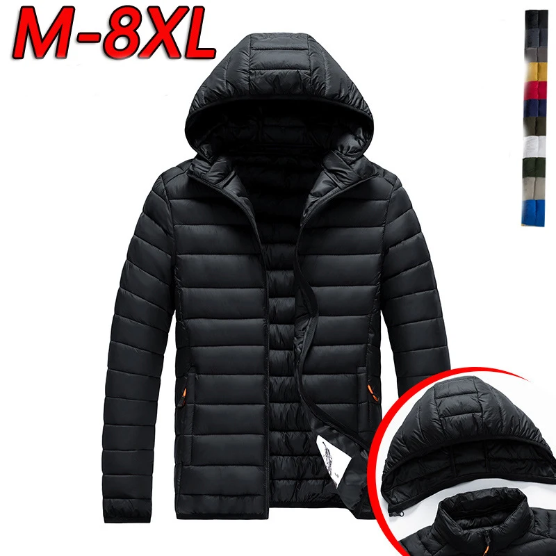 Men Parka Autumn Winter Warm Waterproof Jackets and Coats Mens Hooded Casual Outwear Detachable Hat Black Parkas Coat Male
Men Parka Autumn Winter Warm Waterproof Jackets and Coats Mens Hooded Casual Outwear Detachable Hat Black Parkas Coat Male