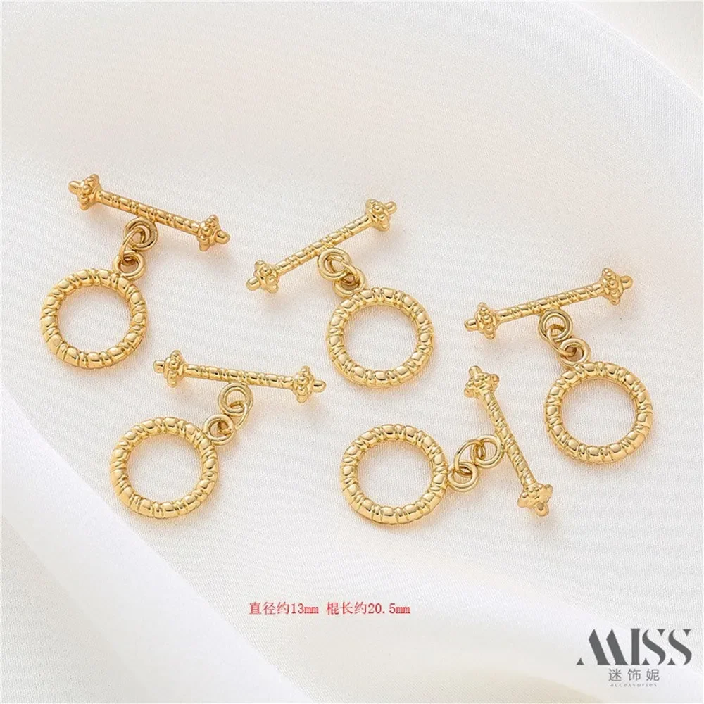 14K Gold-wrapped Color Twist Thread OT Buckle DIY Jewelry Accessories Chain End Connection Buckle End Buckle Handmade Jewelry
14K Gold-wrapped Color Twist Thread OT Buckle DIY Jewelry Accessories Chain End Connection Buckle End Buckle Handmade Jewelry