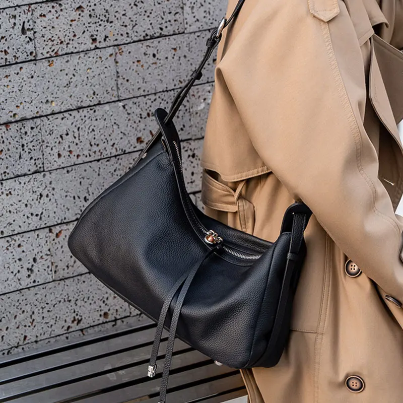 100% Genuine Leather Women's Bag Luxury Designer Fashion Women Shoulder Bag Tassel Zipper Handbags Cowhide Female Crossbody Bags
100% Genuine Leather Women's Bag Luxury Designer Fashion Women Shoulder Bag Tassel Zipper Handbags Cowhide Female Crossbody Bags