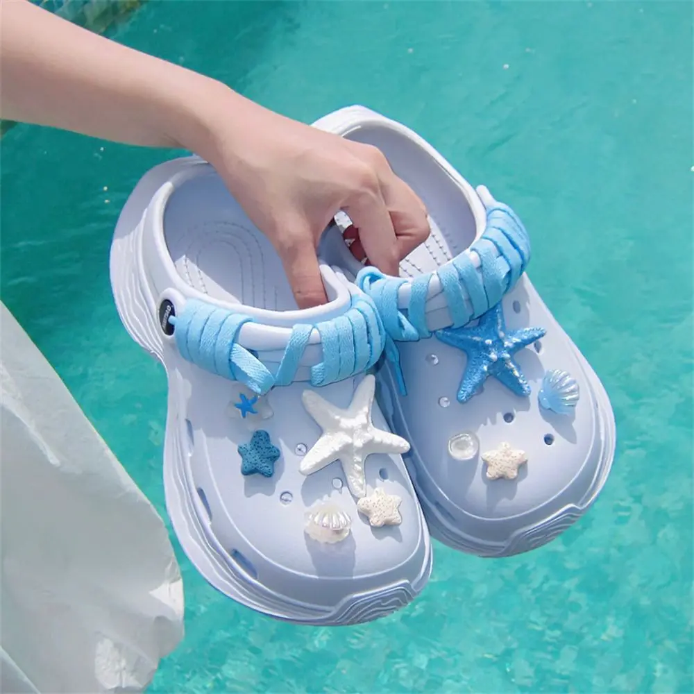 Non-slip Height Increase Fashion Big Starfish Shell Beach Shoes Thick Bottom Men and Women Hollow Shoes Summer Eva Sandals
Non-slip Height Increase Fashion Big Starfish Shell Beach Shoes Thick Bottom Men and Women Hollow Shoes Summer Eva Sandals