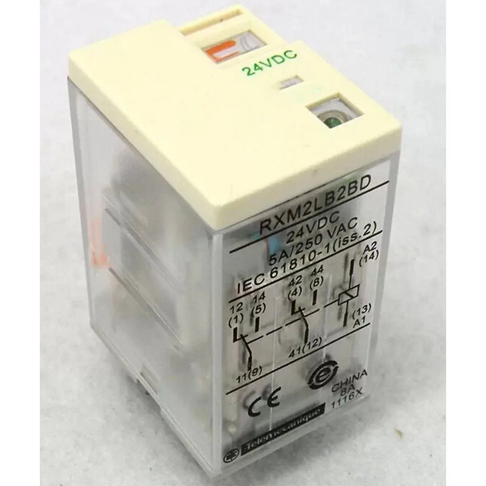 Оригинальное новое электромагнитное реле RXM4LB2BD 24 В постоянного тока, 3 А для Schneider, маленькое реле RXM4LB2BD 24 В постоянного тока, 3 А
Оригинальное новое электромагнитное реле RXM4LB2BD 24 В постоянного тока, 3 А для Schneider, маленькое реле RXM4LB2BD 24 В постоянного тока, 3 А