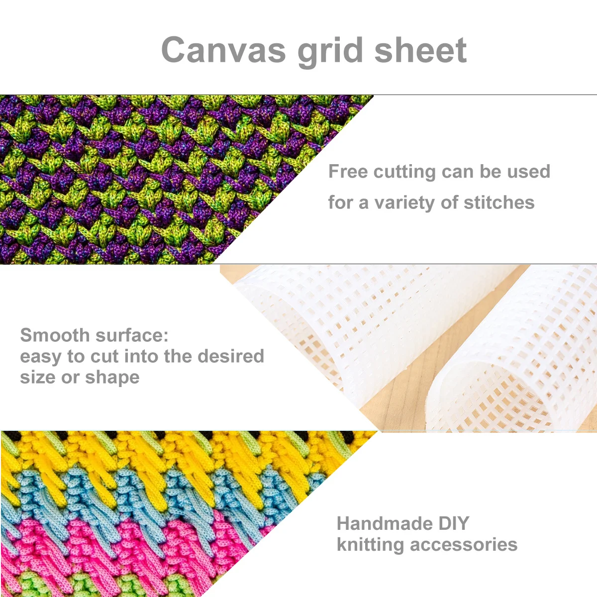 3Pcs Mesh Plastic Canvas Sheets DIY Cross Stitch Sewing Accessories Embroidery Crafting Weaving Ends Needlepoint Durable Safe
3Pcs Mesh Plastic Canvas Sheets DIY Cross Stitch Sewing Accessories Embroidery Crafting Weaving Ends Needlepoint Durable Safe