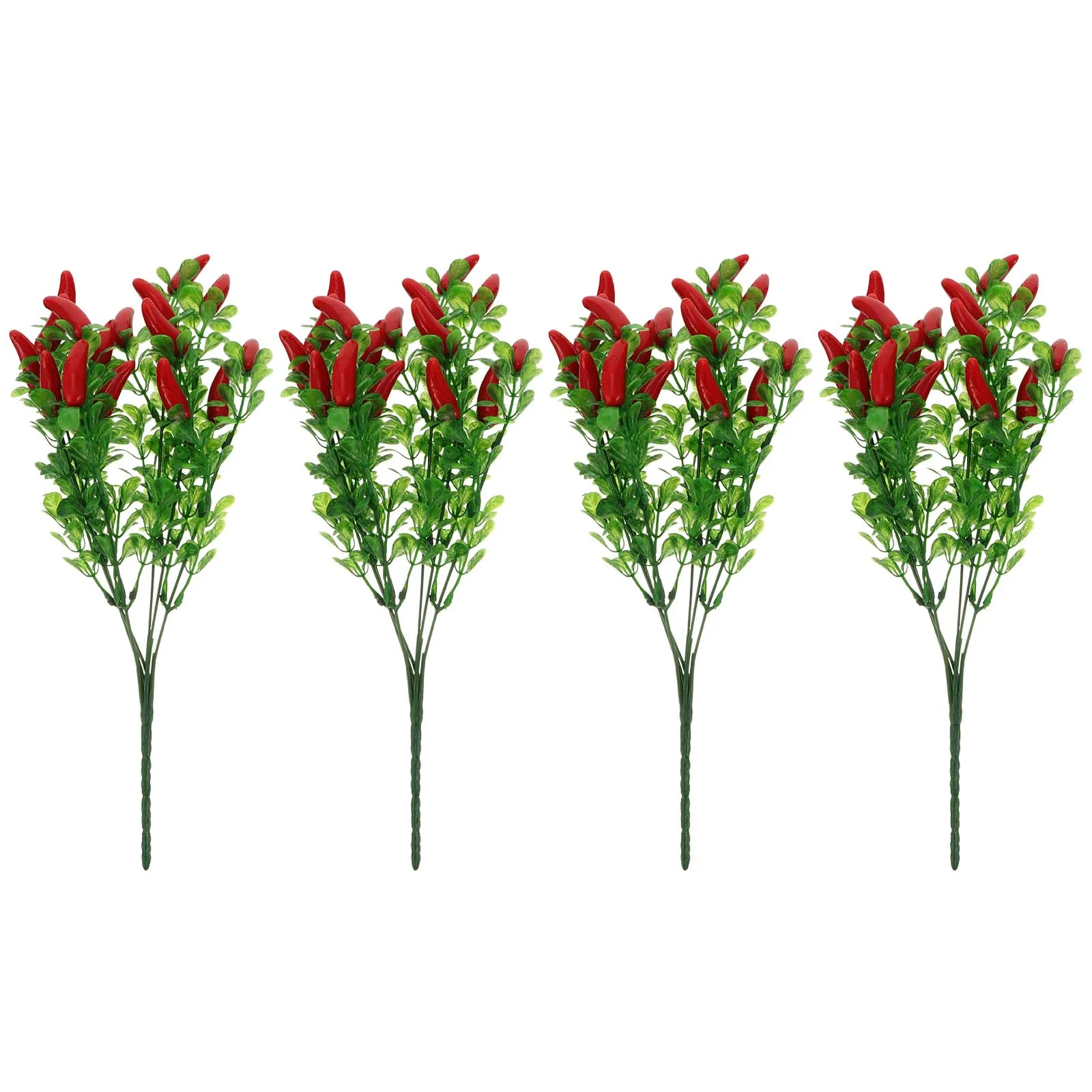 4pcs Plastic Lifelike Chili Bouquet Decor For Holiday Party Home Banquet Artificial Plant Fake Decoration Simulation Pepper
4pcs Plastic Lifelike Chili Bouquet Decor For Holiday Party Home Banquet Artificial Plant Fake Decoration Simulation Pepper