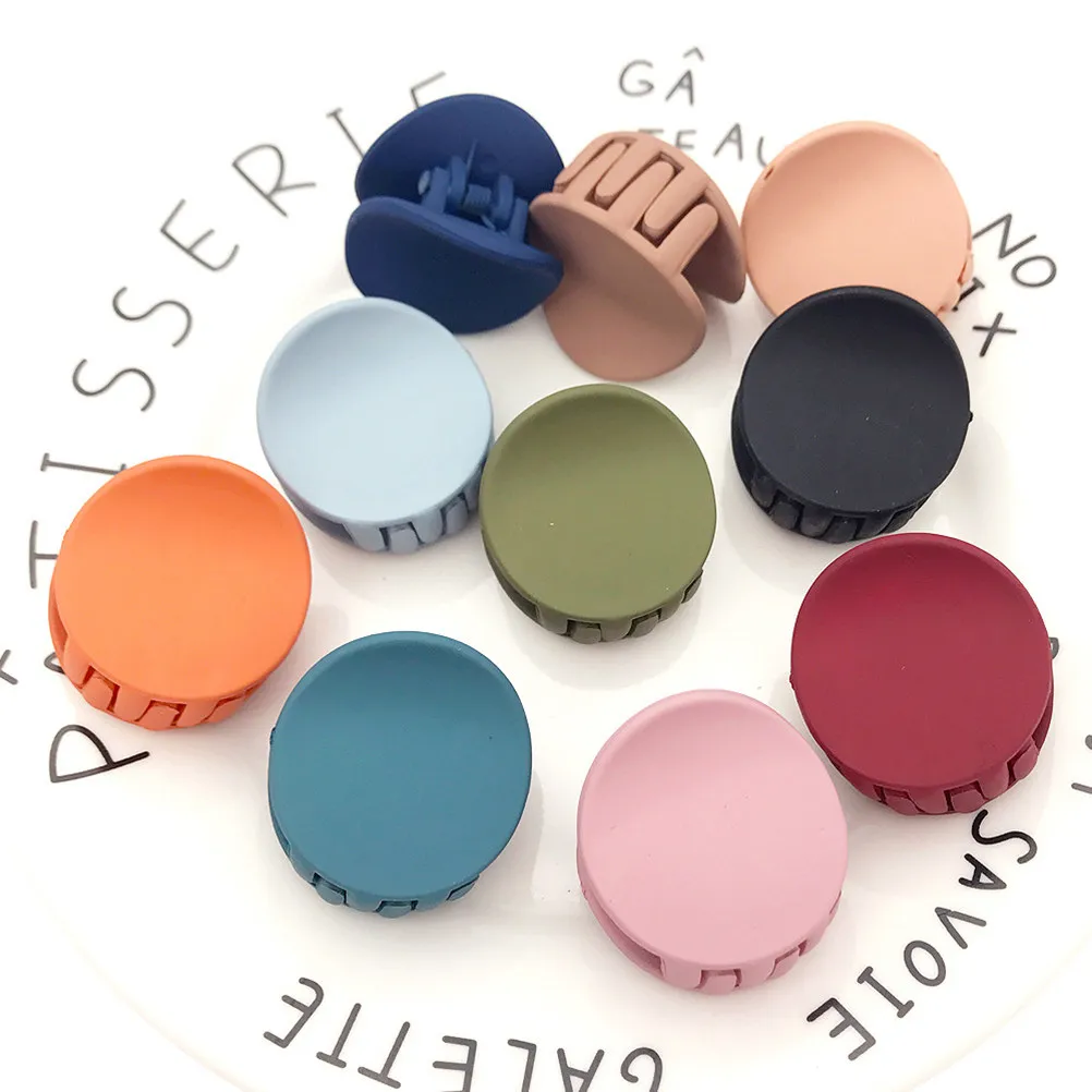 10Pcs Mini Round Hair Claw Clips for Girls Premium Lightweight Macaron Color Hair Claws with Interlocking Teeth for Bangs
10Pcs Mini Round Hair Claw Clips for Girls Premium Lightweight Macaron Color Hair Claws with Interlocking Teeth for Bangs