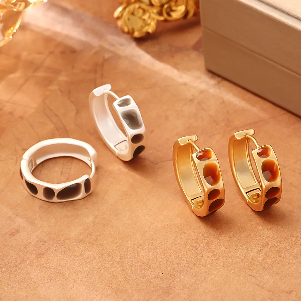 Maillard Leopard Print Hoop Earrings Retro Fashion Earrings Niche Light Luxury Design Commuting Versatile Earrings for Women
Maillard Leopard Print Hoop Earrings Retro Fashion Earrings Niche Light Luxury Design Commuting Versatile Earrings for Women