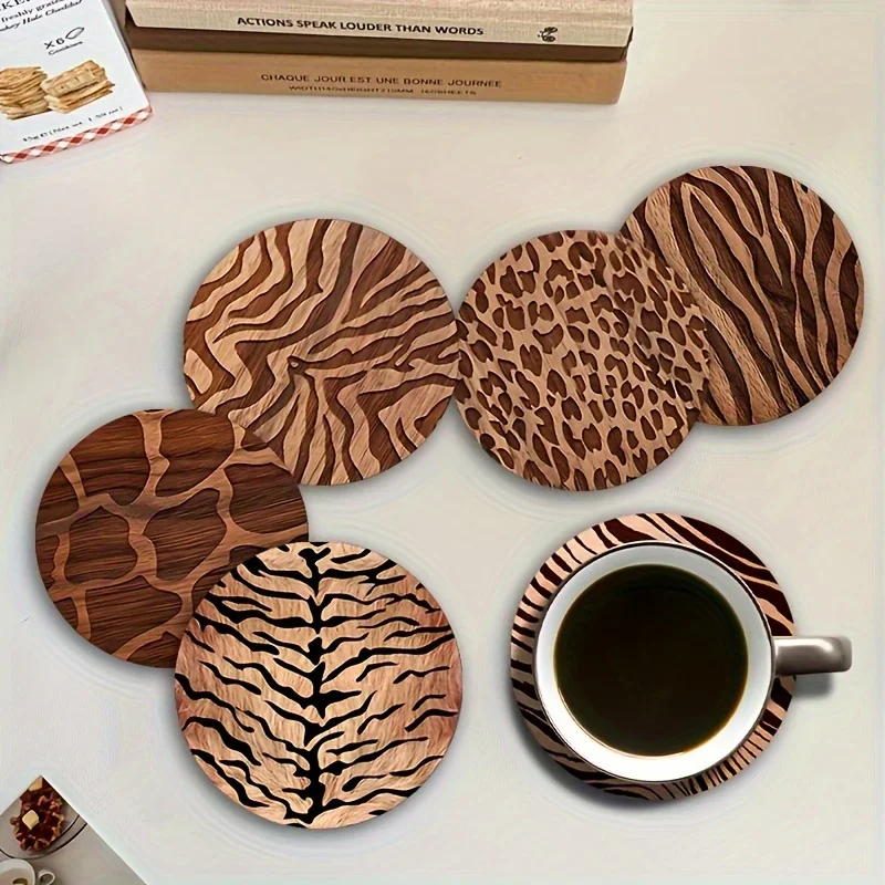 2D Retro Animal Natural Pattern Round Wooden Coaster Wood Color Streamlined Spot Design Restaurant Hotel Water Service Artwork
2D Retro Animal Natural Pattern Round Wooden Coaster Wood Color Streamlined Spot Design Restaurant Hotel Water Service Artwork