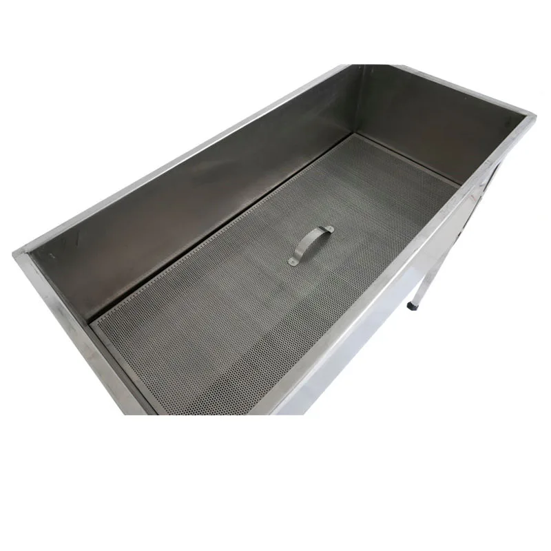 Strainer Tank with Honey Gate Beekeeping Tools 304 Stainless Steel Honey Uncapping Table Tray and
Strainer Tank with Honey Gate Beekeeping Tools 304 Stainless Steel Honey Uncapping Table Tray and