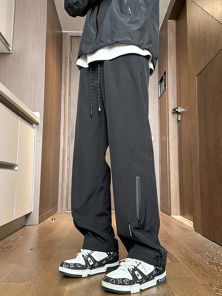American Style Drawstring Trousers Men's Autumn New Straight Leg Slimming Climbing Spring Autumn Casual Long Pants
American Style Drawstring Trousers Men's Autumn New Straight Leg Slimming Climbing Spring Autumn Casual Long Pants