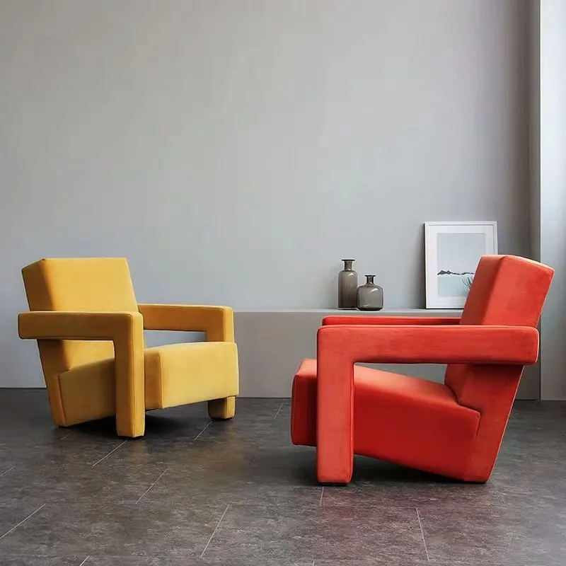 Designer Single Sofa Chair Art Simple Balcony Leisure Chair Italian Cafe Backrest Armchair Sofa
Designer Single Sofa Chair Art Simple Balcony Leisure Chair Italian Cafe Backrest Armchair Sofa