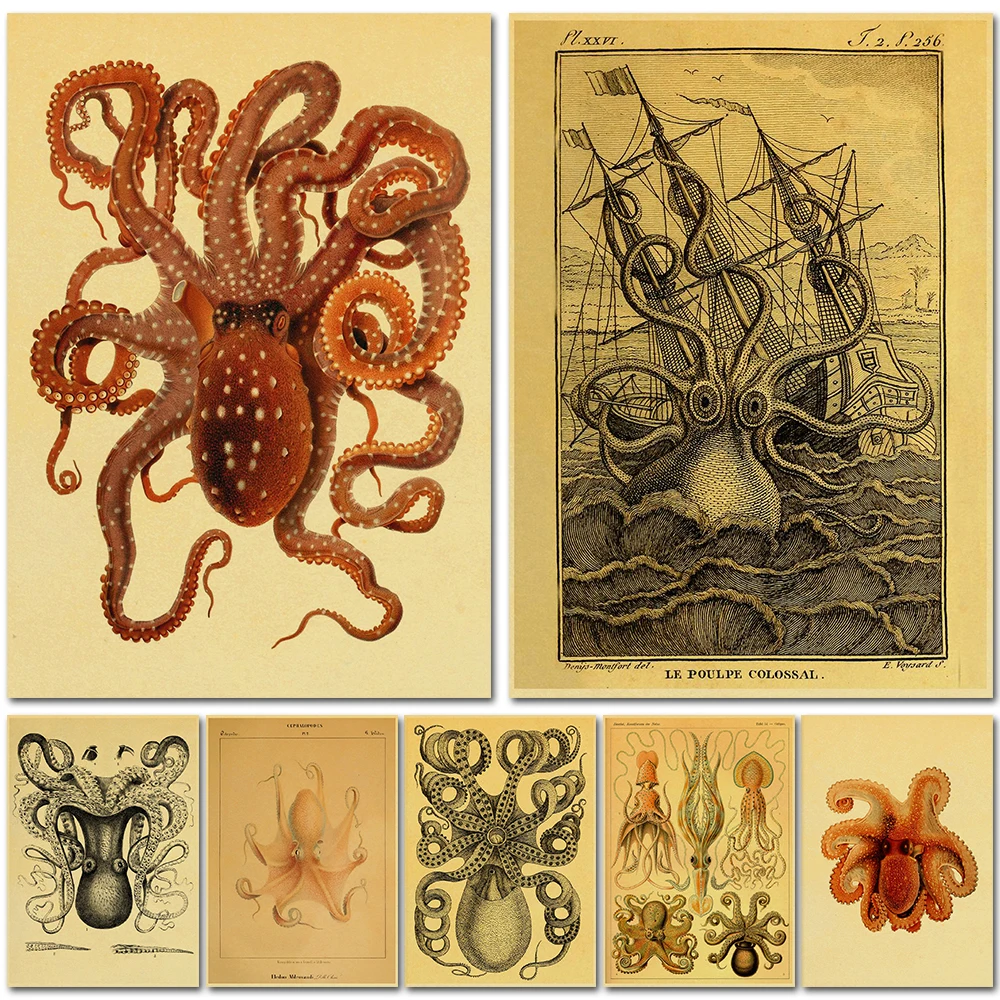 Octopus Cthulhu Animals Poster Prints and Posters Home Living Bed Room Decor Art Bar Cafe Pictures Frameless Wall Painting
Octopus Cthulhu Animals Poster Prints and Posters Home Living Bed Room Decor Art Bar Cafe Pictures Frameless Wall Painting