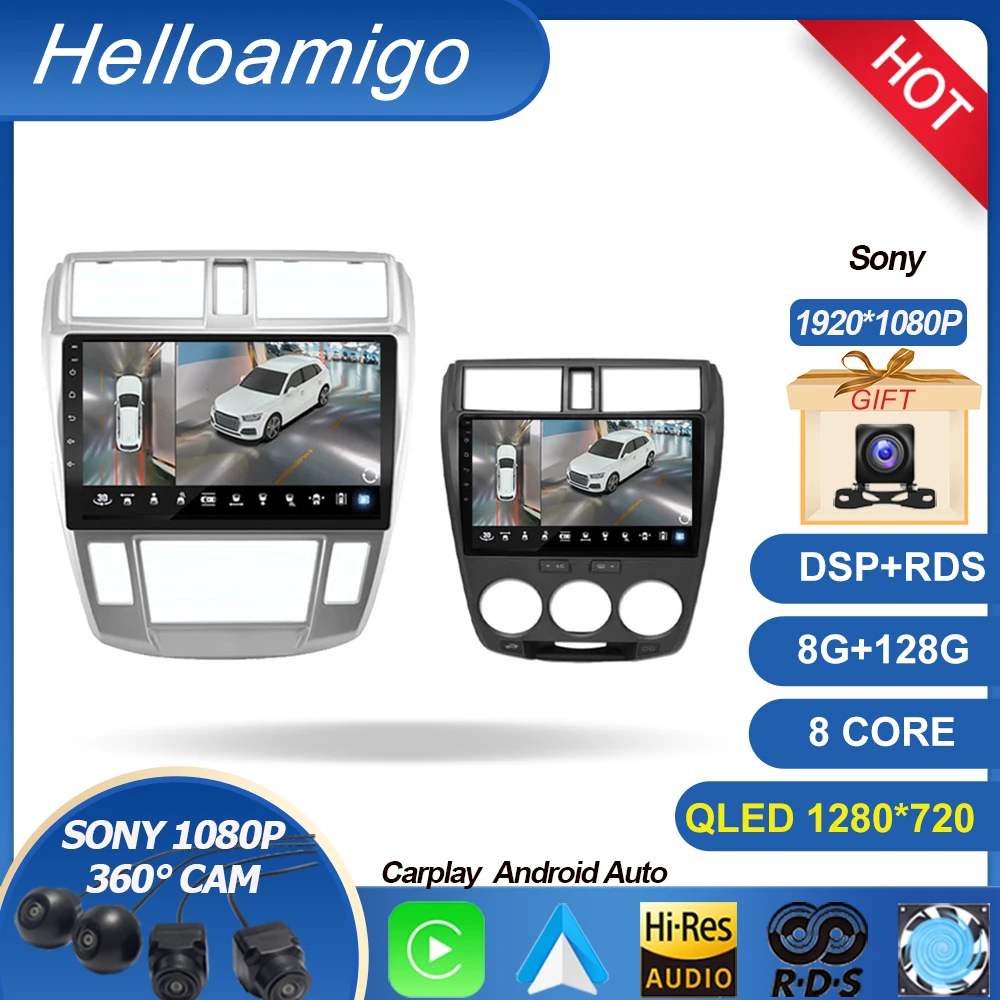 Автомагнитола 2DIN для Honda City 2008 2009 2010 2011 2012 2013 2014 4G Android 12, мультимедийный видеоплеер, навигация GPS, аудио
Автомагнитола 2DIN для Honda City 2008 2009 2010 2011 2012 2013 2014 4G Android 12, мультимедийный видеоплеер, навигация GPS, аудио