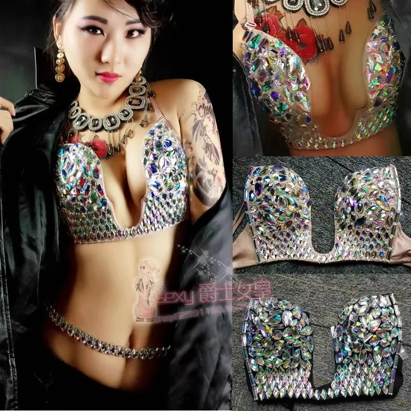 customized sexy nightclub bar female singer gogo performance costume bright diamonds ds stage lead U-shaped bra lingerie
customized sexy nightclub bar female singer gogo performance costume bright diamonds ds stage lead U-shaped bra lingerie