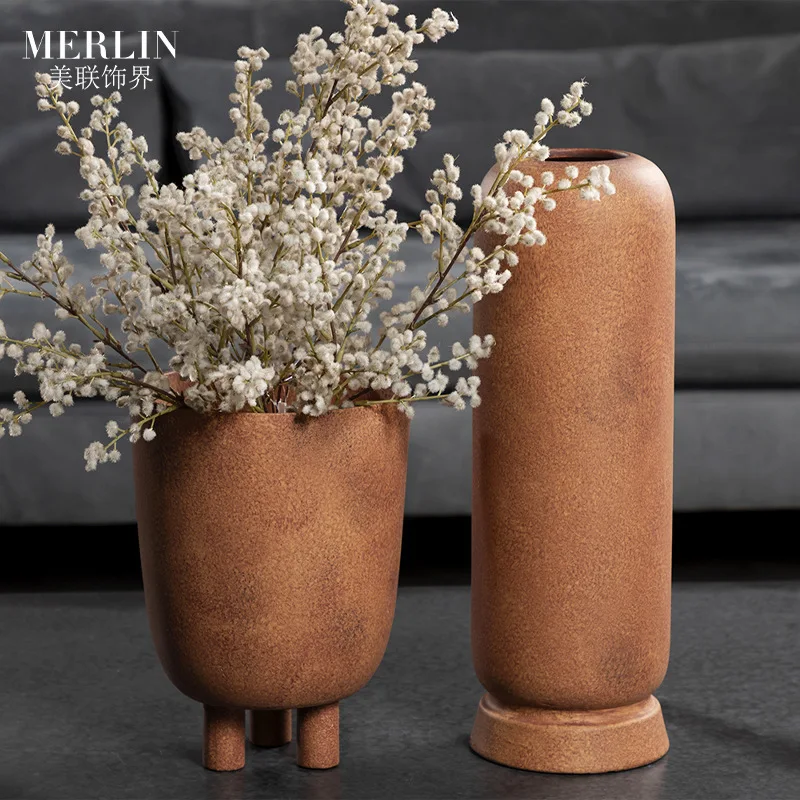 Midland ceramic vase, creative soft decoration ornaments, B&B living room, wabi-sabi style home furnishings, ornaments, vases
Midland ceramic vase, creative soft decoration ornaments, B&B living room, wabi-sabi style home furnishings, ornaments, vases