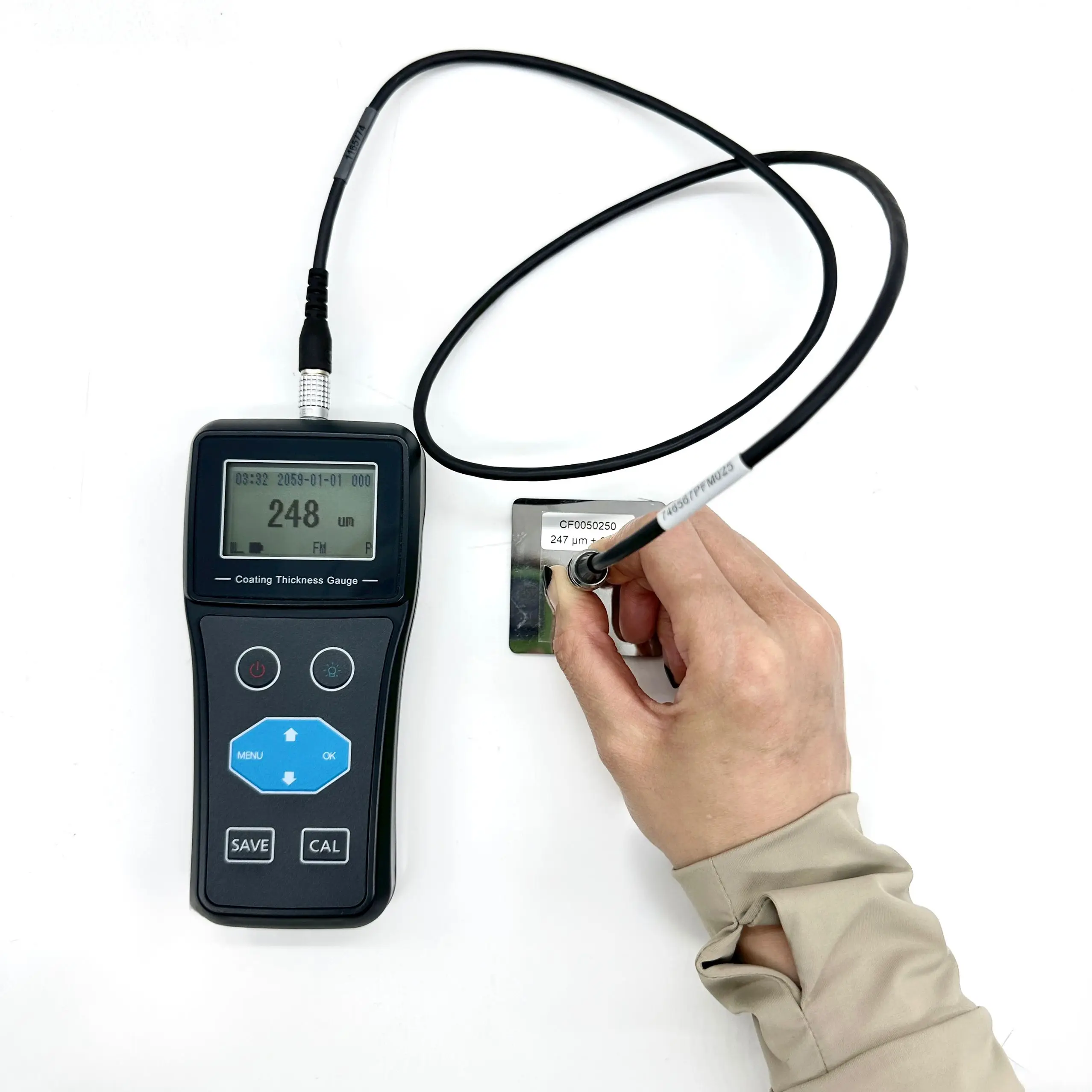 TG-6105 Tin Plating On Copper Galvanized Layer Multifunction Coating Thickness Gauge