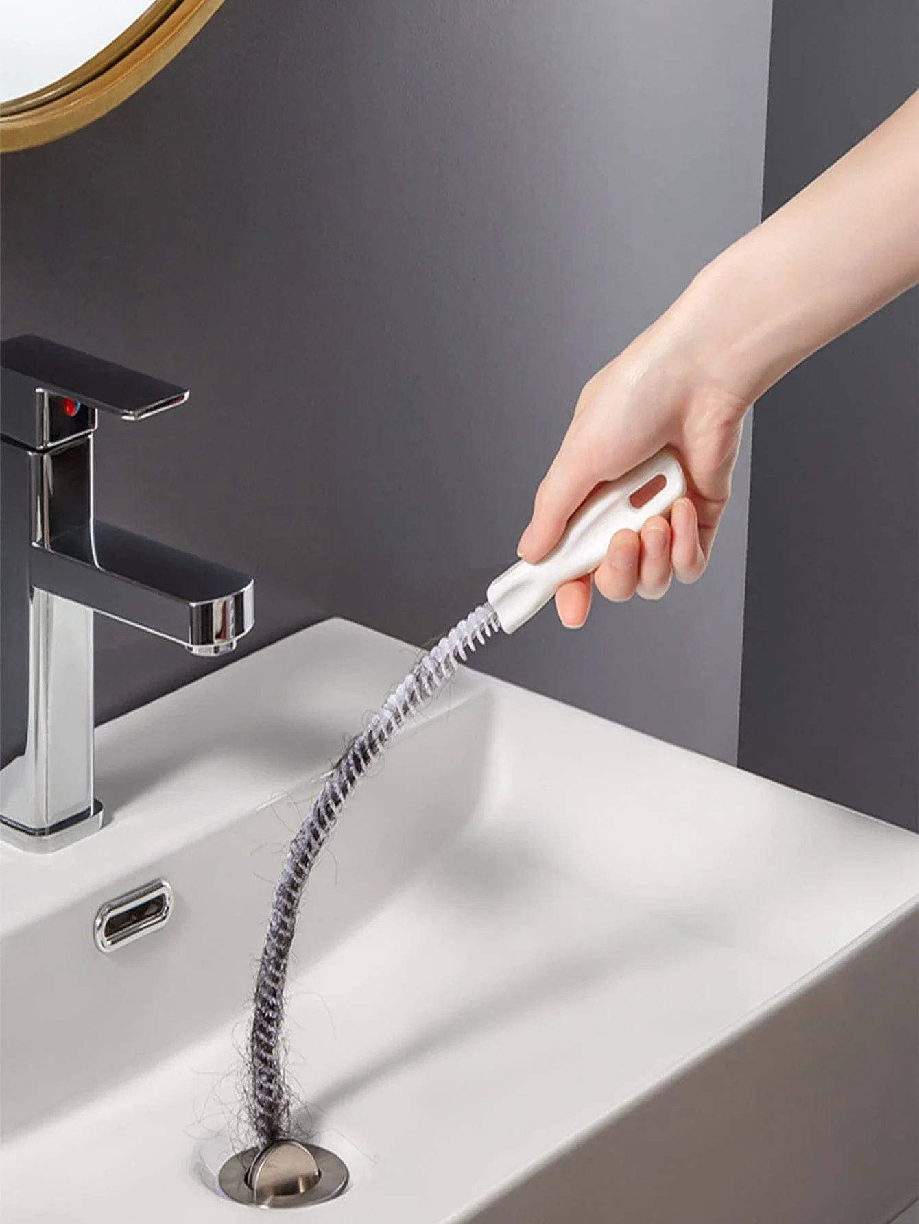 1pc Household Drain Hair Catcher For Kitchen/bathroom Sink, Bendable Cleaning Hook Tool To Prevent Clogging
1pc Household Drain Hair Catcher For Kitchen/bathroom Sink, Bendable Cleaning Hook Tool To Prevent Clogging