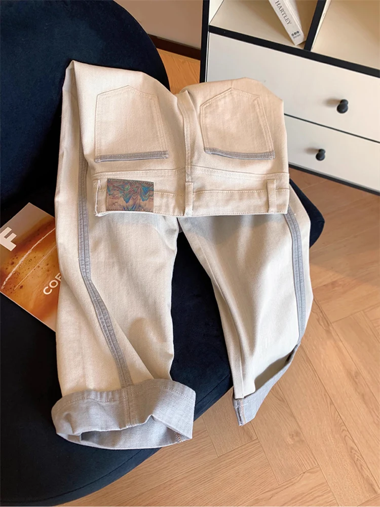 Women's Fashion Wide Leg Jeans Daily All Match High Waist Straight leg pants Side Striped Design Casual Denim Trousers
Women's Fashion Wide Leg Jeans Daily All Match High Waist Straight leg pants Side Striped Design Casual Denim Trousers