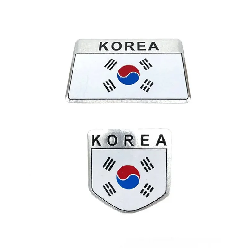 3D Aluminum Car KOREA Korean National Flag Map Emblem Sticker For SSANGYONG Kia Auto Fender Side Rear Trunk Decal Badge Styling
3D Aluminum Car KOREA Korean National Flag Map Emblem Sticker For SSANGYONG Kia Auto Fender Side Rear Trunk Decal Badge Styling