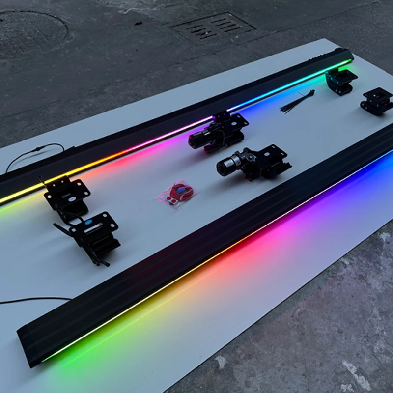 LED Colorful Lighting Electric Power Running Board Electric Side Steps for Cadillac ESCALADE 2025+
LED Colorful Lighting Electric Power Running Board Electric Side Steps for Cadillac ESCALADE 2025+