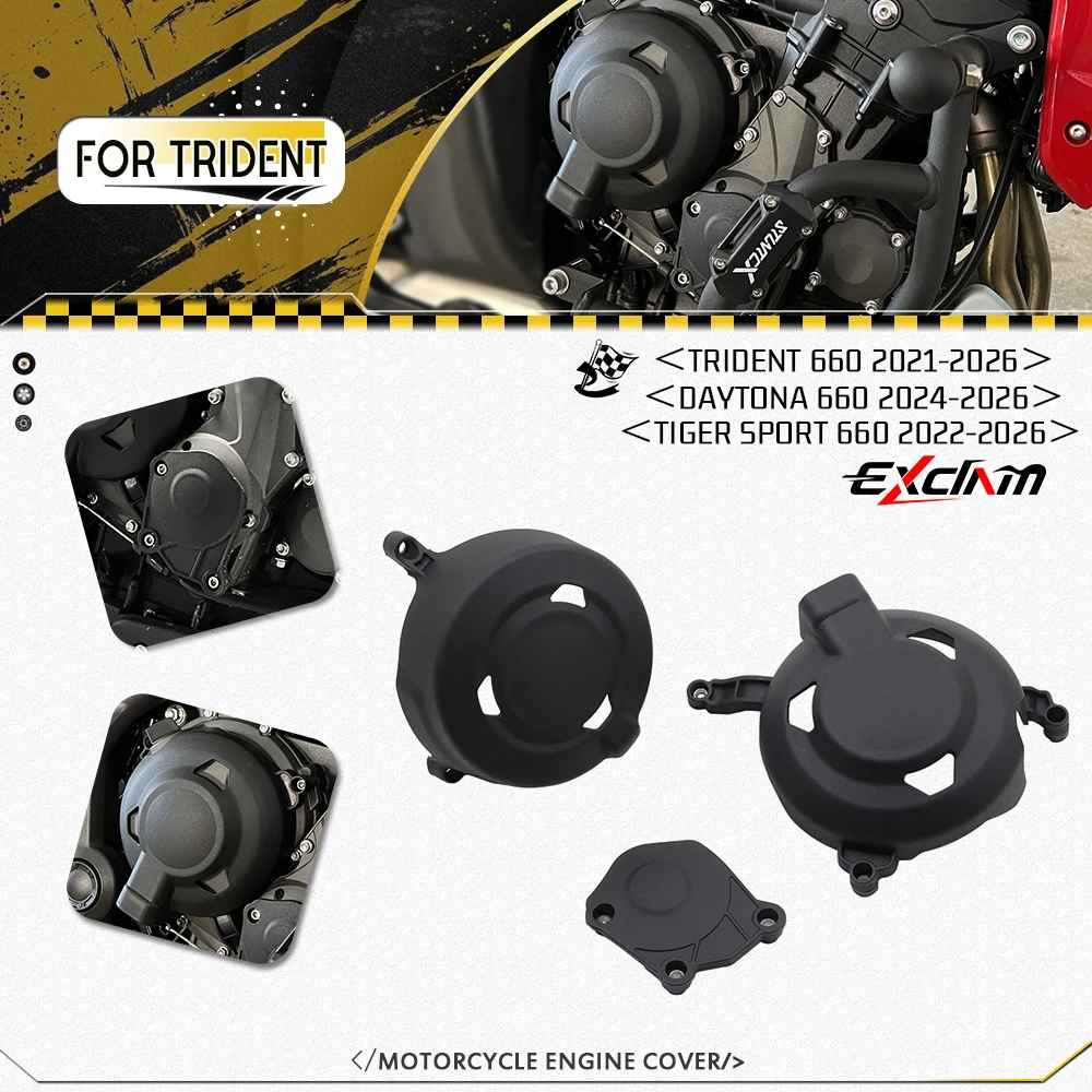 For TRIDENT 660 Trident660 Tiger Sport 660 DAYTONA 660 2021-2026 Motorcycles Accessories Engine Stator Side Cover Protection
For TRIDENT 660 Trident660 Tiger Sport 660 DAYTONA 660 2021-2026 Motorcycles Accessories Engine Stator Side Cover Protection