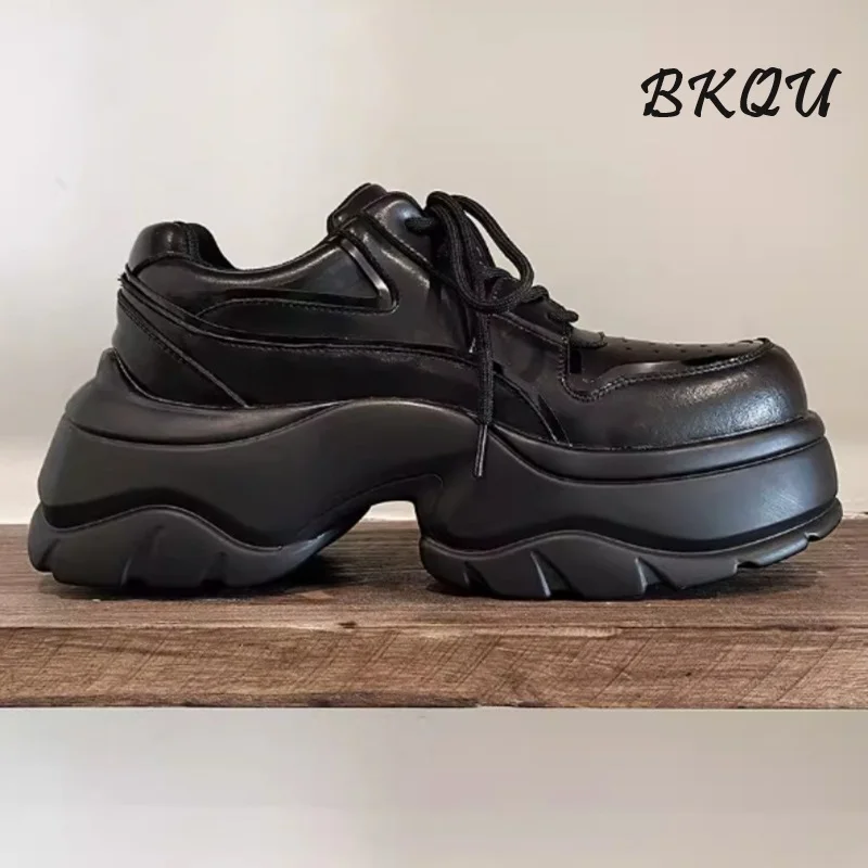 BKQU raised square head Daddy shoes men 2025 spring trend ins retro breathable advanced sense sports Derby shoes
BKQU raised square head Daddy shoes men 2025 spring trend ins retro breathable advanced sense sports Derby shoes