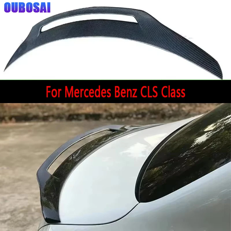 Для Mercedes Benz CLS Class W257 CLS300 CLS350 Хвостовые плавники из углеродного волокна Задний спойлер Утконос Крыло автомобиля Модернизация заднего крыла
Для Mercedes Benz CLS Class W257 CLS300 CLS350 Хвостовые плавники из углеродного волокна Задний спойлер Утконос Крыло автомобиля Модернизация заднего крыла