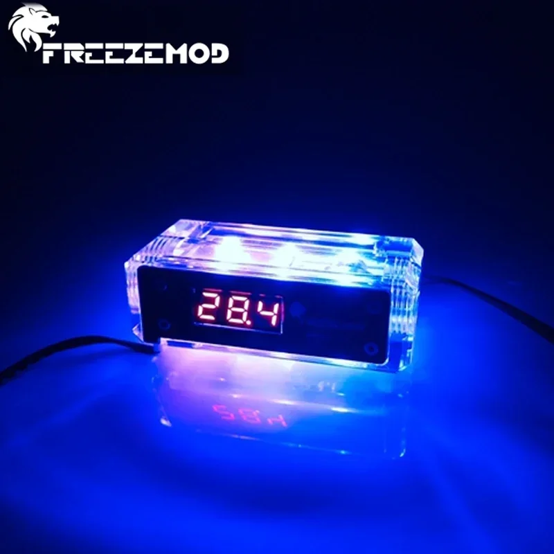 FREEZEMOD Computer Water Cooling Temperature Display Sensor Digital Monitoring RGB Acrylic/POM WDXS-T1
FREEZEMOD Computer Water Cooling Temperature Display Sensor Digital Monitoring RGB Acrylic/POM WDXS-T1