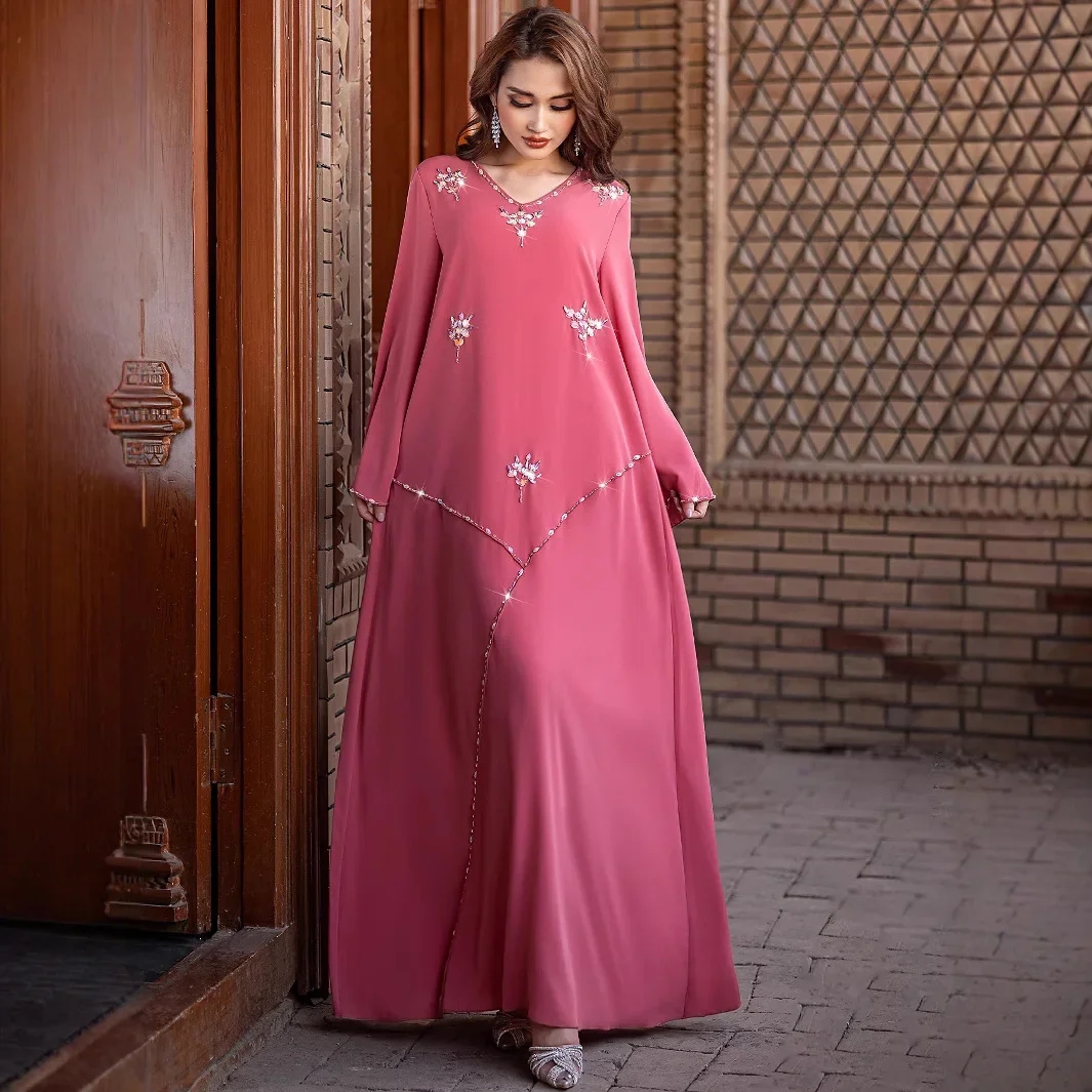 Ramadan Morocco Kaftan Luxury Dubai Abaya Women Muslim Evening Party Dress Eid Mubarak Djellaba Islam Clothing Arabic Robe Gown
Ramadan Morocco Kaftan Luxury Dubai Abaya Women Muslim Evening Party Dress Eid Mubarak Djellaba Islam Clothing Arabic Robe Gown