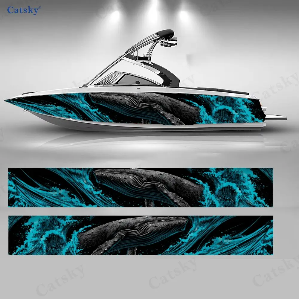Флуоресцентная наклейка на лодку с изображением голубого волнообразующего кита, водонепроницаемые виниловые наклейки из ПВХ для рыболовных судов, прочный и стильный дизайн
Флуоресцентная наклейка на лодку с изображением голубого волнообразующего кита, водонепроницаемые виниловые наклейки из ПВХ для рыболовных судов, прочный и стильный дизайн