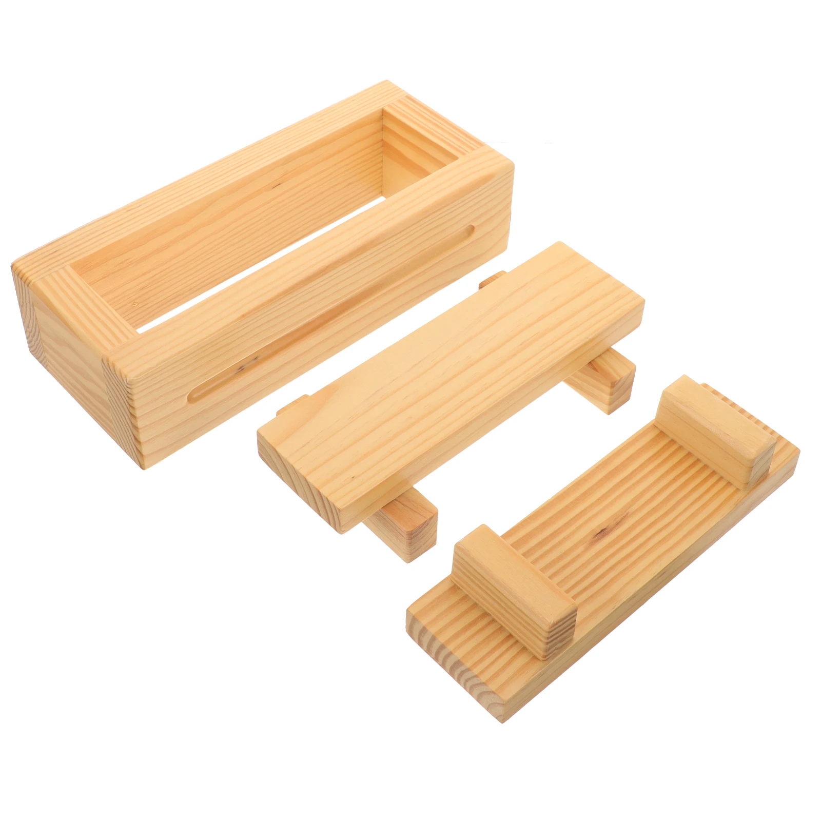 Wooden Sushi Mold Press Kitchen Tool DIY Rice Ball Maker Sushi Roll Machine Practical Home Use Dining Set Cutlery
Wooden Sushi Mold Press Kitchen Tool DIY Rice Ball Maker Sushi Roll Machine Practical Home Use Dining Set Cutlery