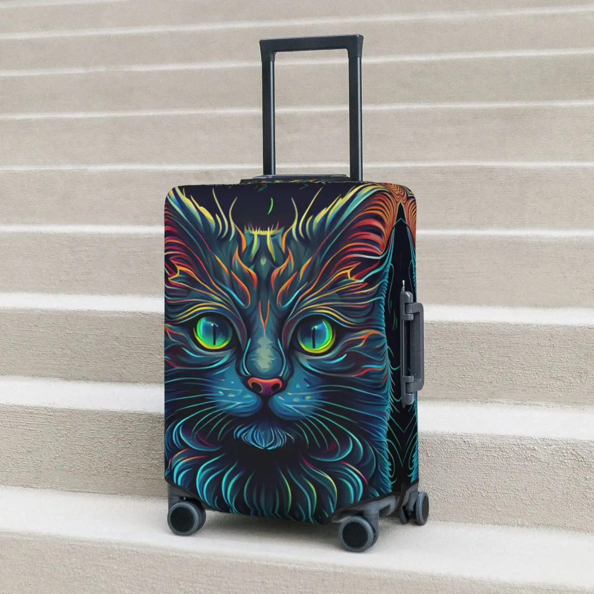 Cute Adorable Cat Suitcase Cover Flight cartoon animal Fun Luggage Supplies Cruise Trip Protector
Cute Adorable Cat Suitcase Cover Flight cartoon animal Fun Luggage Supplies Cruise Trip Protector