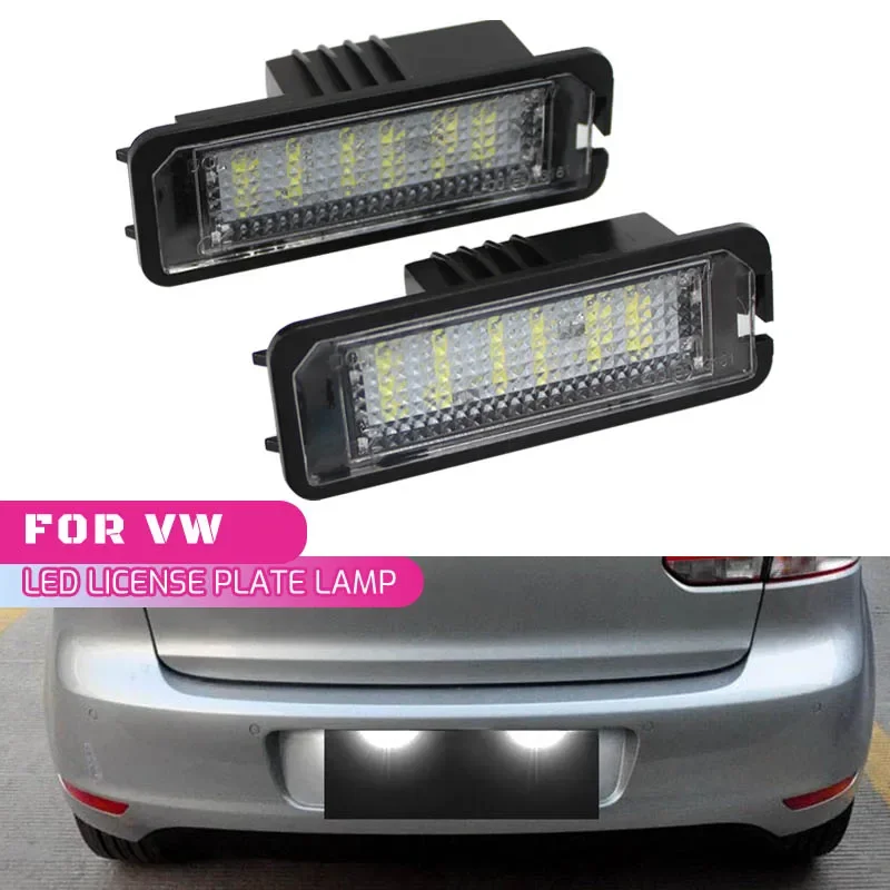 Для VW Golf MK4 MK5 MK6 Passat Polo CC Eos 2 шт. освещение номерного знака автомобиля 18SMD LED 12 В 6500 К автомобильные аксессуары
Для VW Golf MK4 MK5 MK6 Passat Polo CC Eos 2 шт. освещение номерного знака автомобиля 18SMD LED 12 В 6500 К автомобильные аксессуары