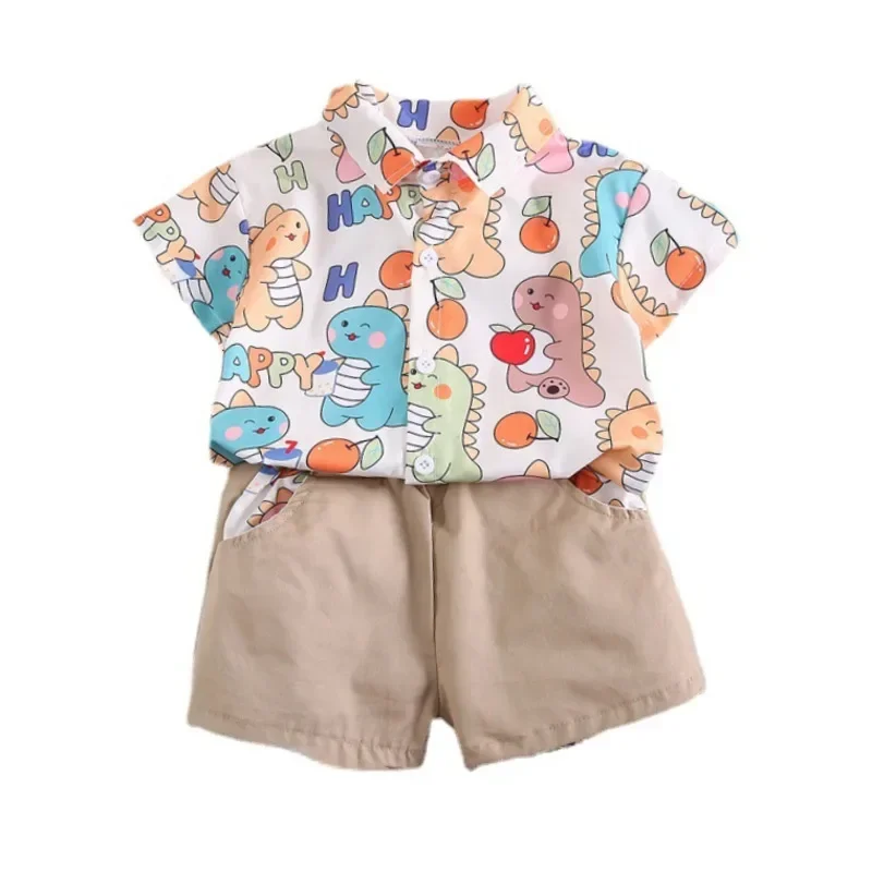 New Summer Baby Boys Clothes Suit Children Fashion Cartoon Shirt Shorts 2Pcs/Sets Toddler Casual Costume Infant Kids Tracksuits
New Summer Baby Boys Clothes Suit Children Fashion Cartoon Shirt Shorts 2Pcs/Sets Toddler Casual Costume Infant Kids Tracksuits