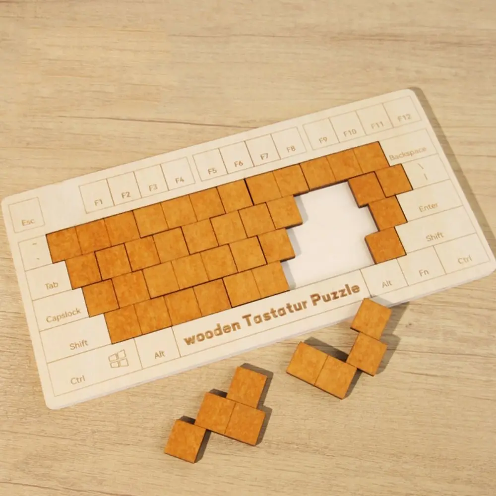IQ Game Keyboard Puzzle Game Family Fun Montessori 3D Hand-eye Coordination Jigsaws Entertainment Wooden
IQ Game Keyboard Puzzle Game Family Fun Montessori 3D Hand-eye Coordination Jigsaws Entertainment Wooden