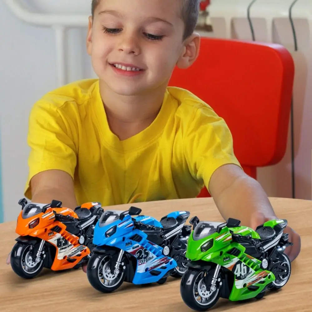Music Motorcycle Racing Toy Lights Sports Car Simulation Motorcycle Toy Racing Car Model Plastic Mini Motorcycles Music Toy
Music Motorcycle Racing Toy Lights Sports Car Simulation Motorcycle Toy Racing Car Model Plastic Mini Motorcycles Music Toy