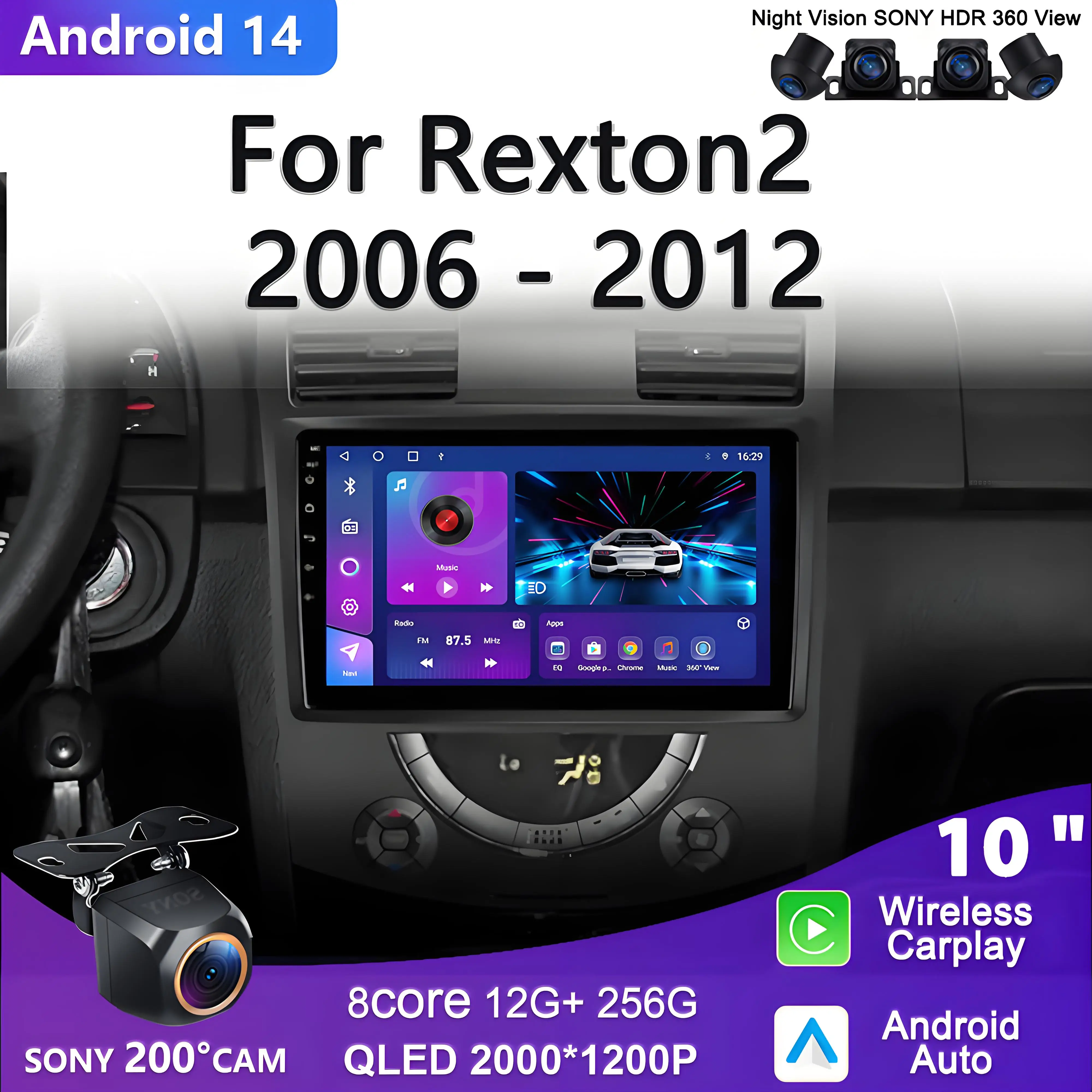 Android 14 For SsangYong Rexton Y250 II 2 2006 - 2012 Android 14 Car Radio Stereo Multimedia Player Video No 2din DVD Car GPS
Android 14 For SsangYong Rexton Y250 II 2 2006 - 2012 Android 14 Car Radio Stereo Multimedia Player Video No 2din DVD Car GPS