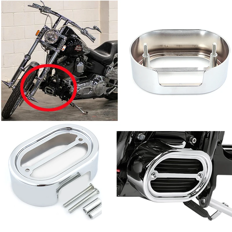 New Motorcycle Voltage Regulator Cover Fairing Protector Fits For Harley Softail 2001-2017 Black/Chrome Front Chin Spoiler Parts
New Motorcycle Voltage Regulator Cover Fairing Protector Fits For Harley Softail 2001-2017 Black/Chrome Front Chin Spoiler Parts