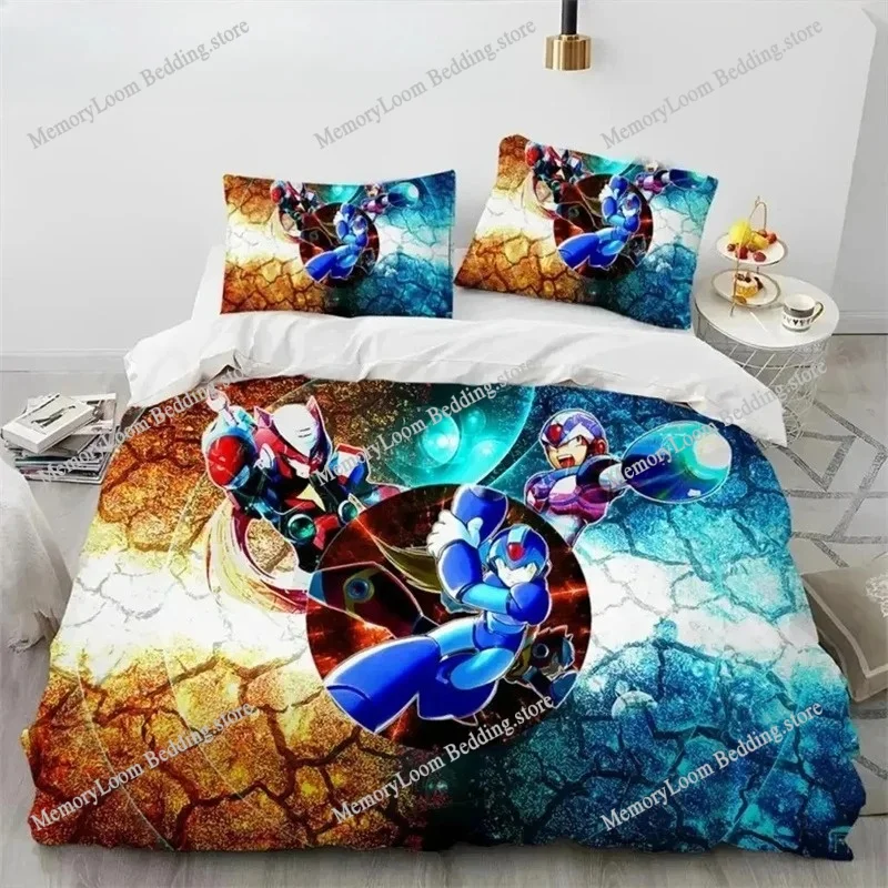 3D Print Rockman Megaman Game Cartoon Bedding Set Boys Girls Twin Queen Size Duvet Cover Pillowcase Bed Boys Adult
3D Print Rockman Megaman Game Cartoon Bedding Set Boys Girls Twin Queen Size Duvet Cover Pillowcase Bed Boys Adult