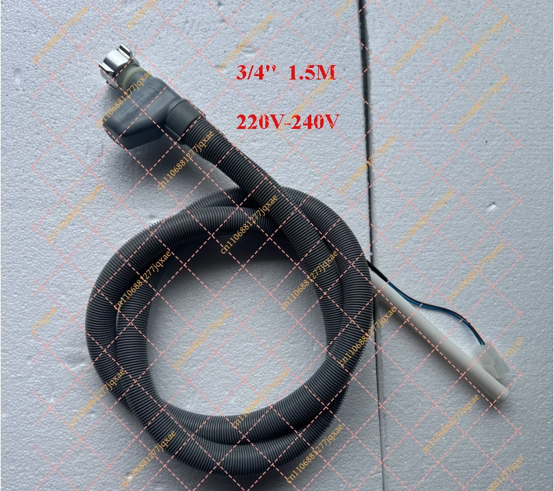 1.5m 3/4 Thread Safety Inlet Pipe Valve 220-240V Compatible with Miele Siemens Bosch Washer Dishwasher
1.5m 3/4 Thread Safety Inlet Pipe Valve 220-240V Compatible with Miele Siemens Bosch Washer Dishwasher